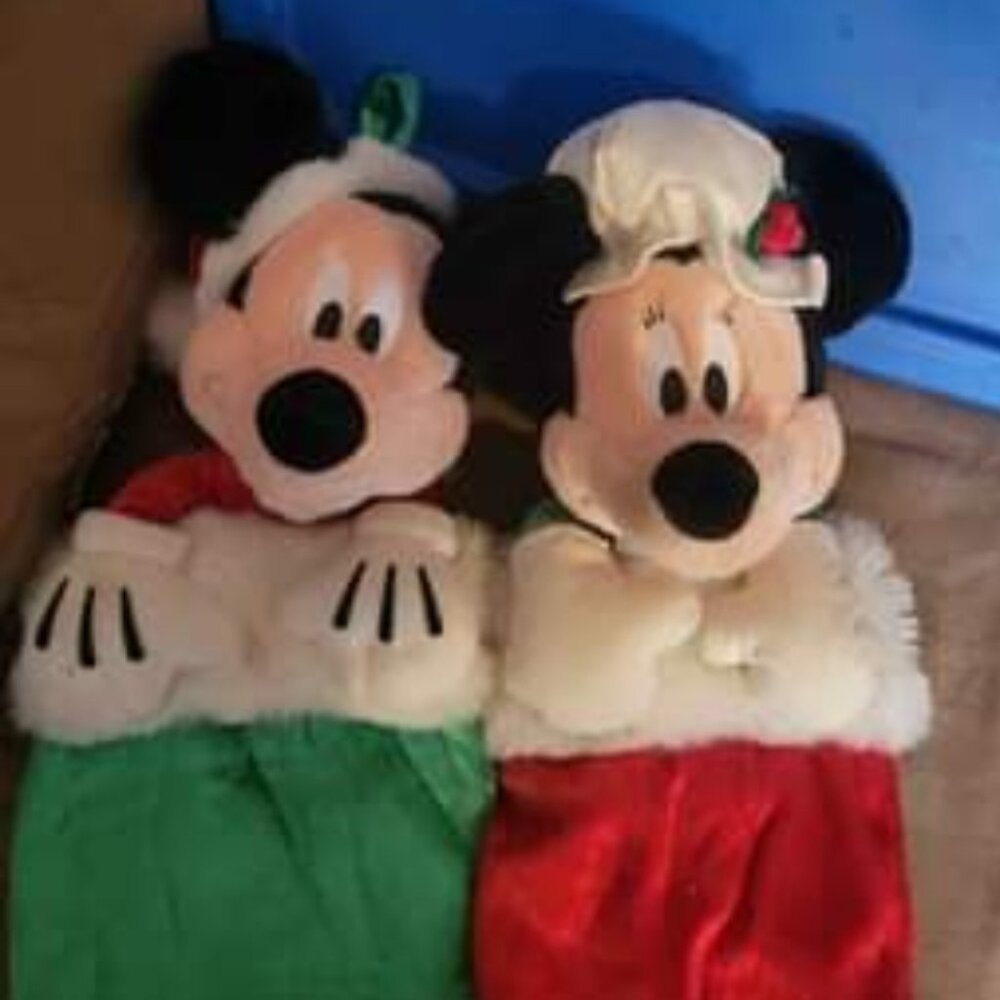 Offical Disney Mickey and Minnie Christmas stockings